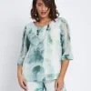 Blusa girocollo a fantasia ALOE