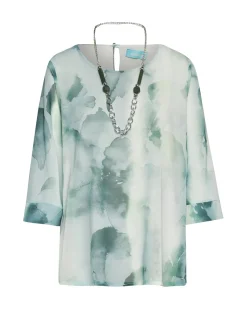 Blusa girocollo a fantasia ALOE