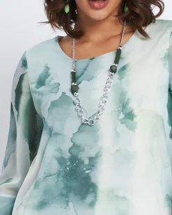 Blusa girocollo a fantasia ALOE