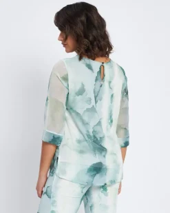 Blusa girocollo a fantasia ALOE