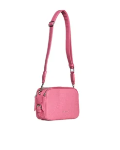 Borsa a spalla piccola in ecopelle con motivo ad intreccio con tracoll