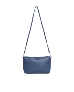 Borsa a tracolla Easy smart in ecopelle a grana con logo sul davanti B