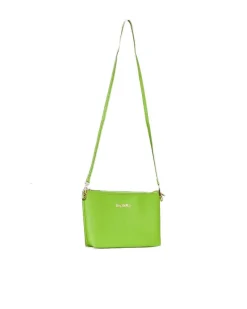 Borsa a tracolla Easy smart in ecopelle a grana con logo sul davanti M