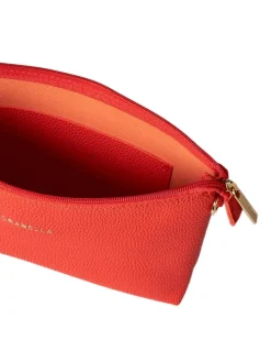 Borsa a tracolla Easy smart in ecopelle a grana con logo sul davanti P