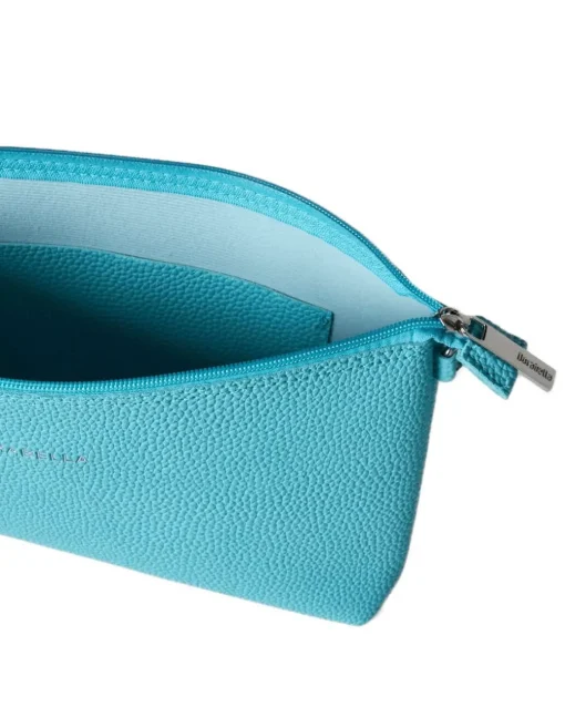 Borsa a tracolla Easy smart in ecopelle a grana con logo sul davanti B