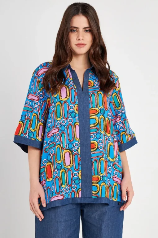 CAMICIA FANTASIA DENIM