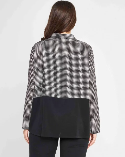 Camicia pied de poul NERO-BIANCO