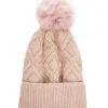 Cappello pon pon ROSA