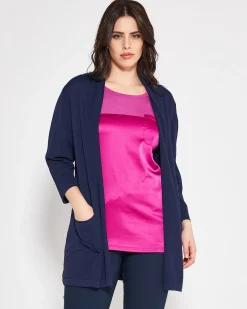 Cardigan basic BLUE NAVY