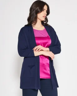 Cardigan basic BLUE NAVY