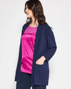 Cardigan basic BLUE NAVY