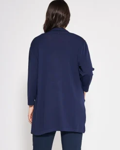 Cardigan basic BLUE NAVY