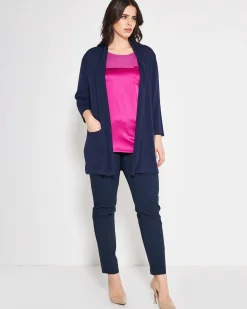 Cardigan basic BLUE NAVY