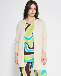 Cardigan basic LIGHT BEIGE