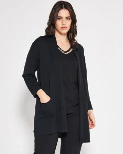 Cardigan basic NERO