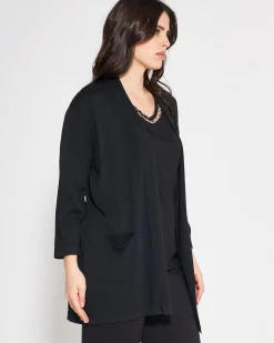 Cardigan basic NERO