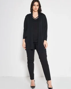 Cardigan basic NERO