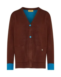 Cardigan con bottoni CACAO