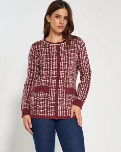 Cardigan girocollo AMARENA