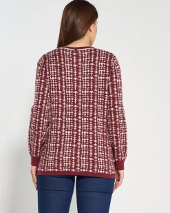 Cardigan girocollo AMARENA