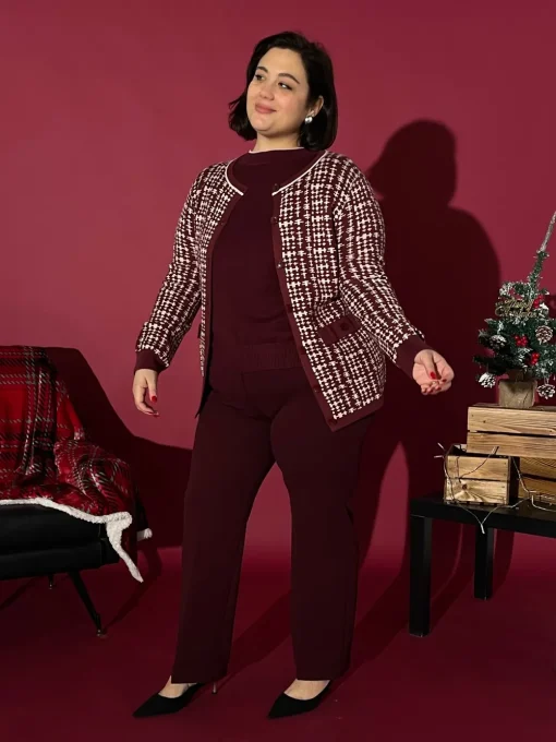Cardigan girocollo AMARENA