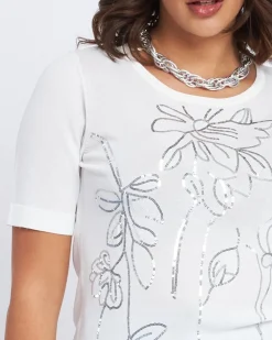 Collana corta con anelli cromati silver SILVER