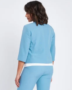 Giacca boxed fit con abbottonatura frontale POLVERE