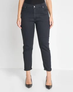 Jeans cinque tasche NERO