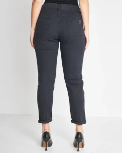 Jeans cinque tasche NERO