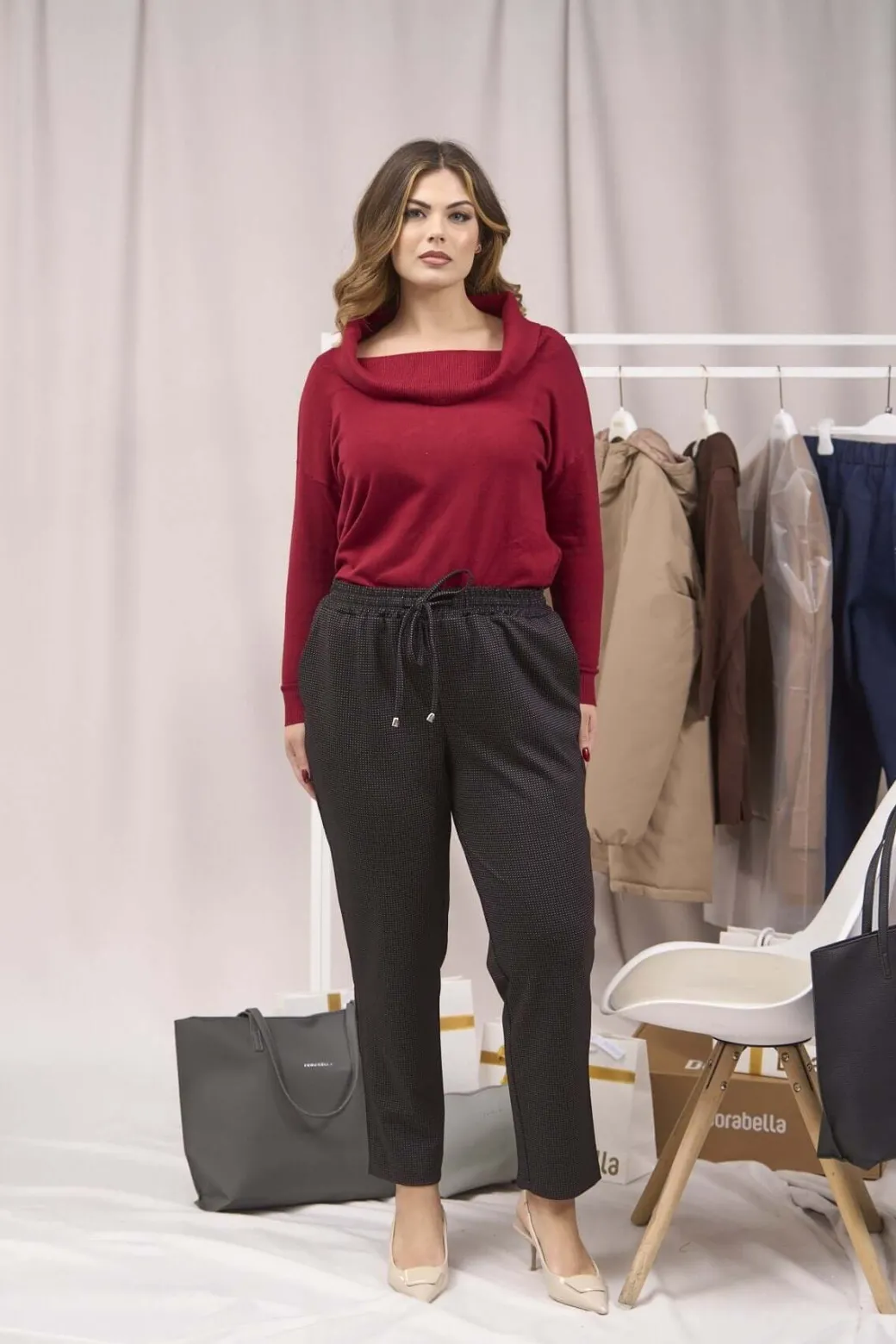 Jogger a fantasia con coulisse NERO