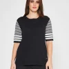 Maglia a righe NERO-BIANCO