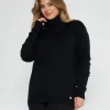 Maglia collo alto staccabile NERO A