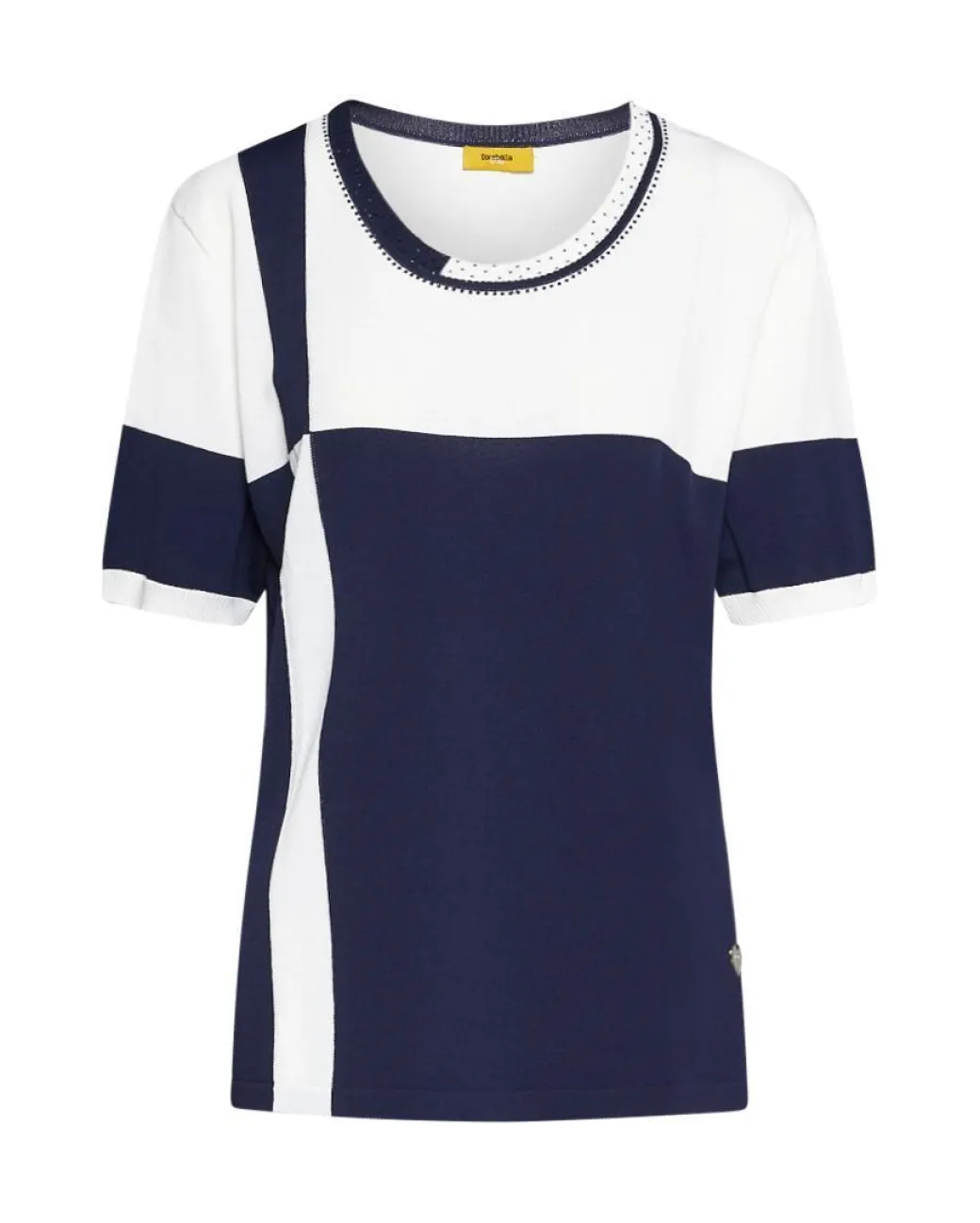 Maglia color block BLUE NAVY