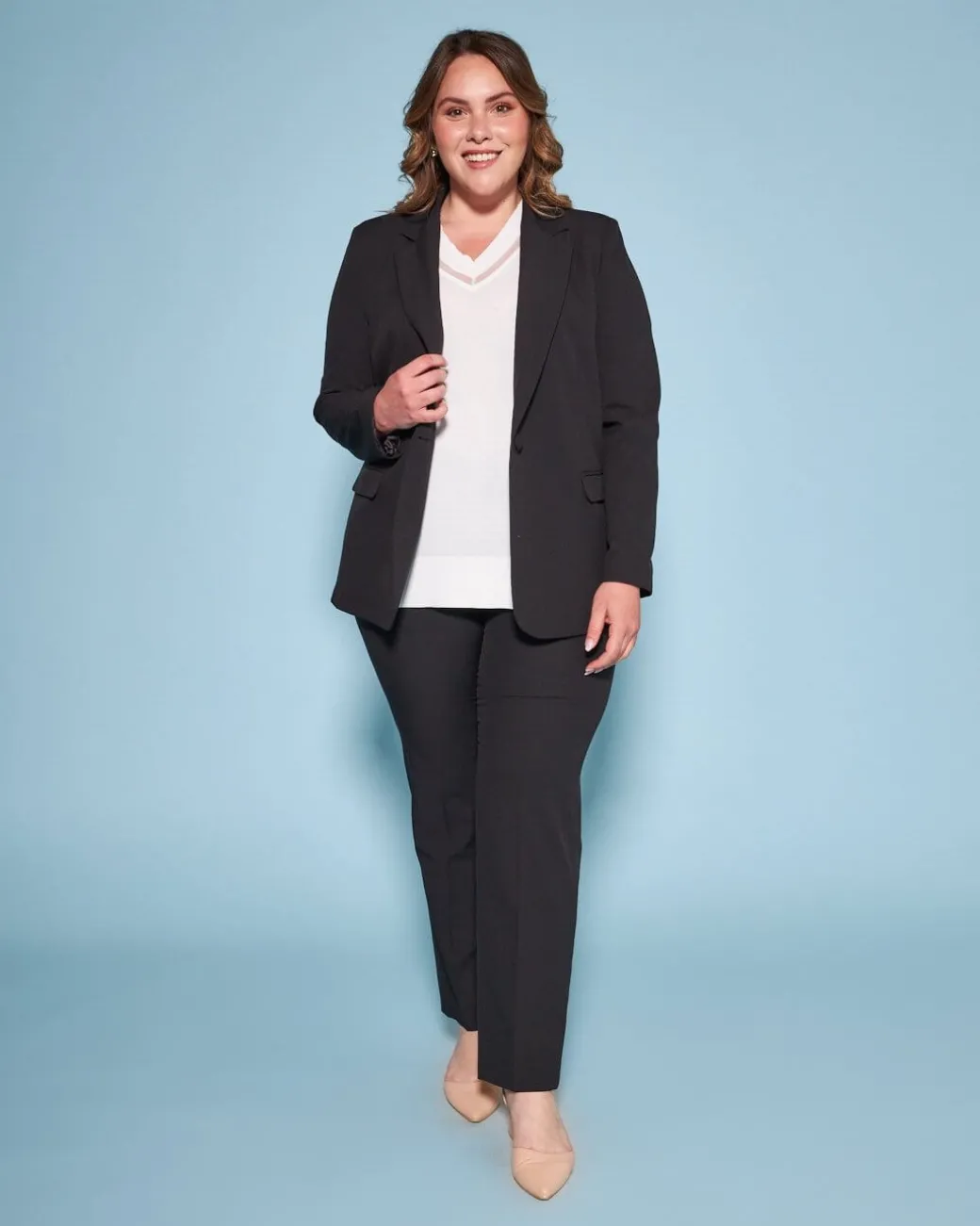 Maglia con manica kimono in filato di misto viscosa con inserto in tul