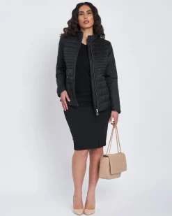 Maglia con scollo a V e trafori lungo le maniche NERO