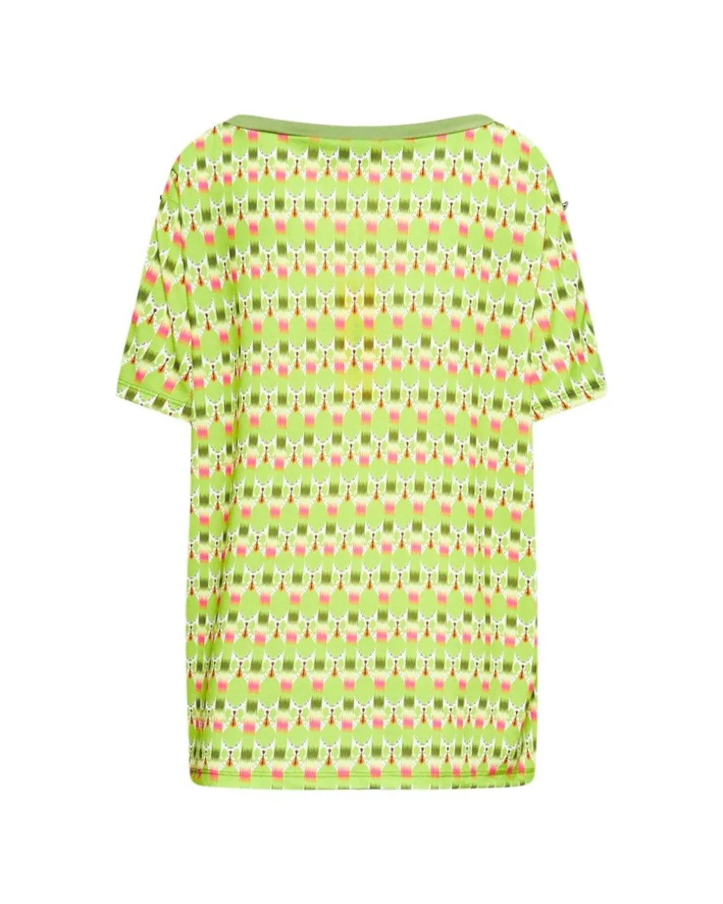 Maglia in fantasia con dettaglio bottoncini LIME