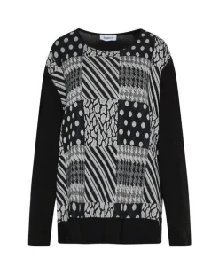 Maglia in fantasia NERO