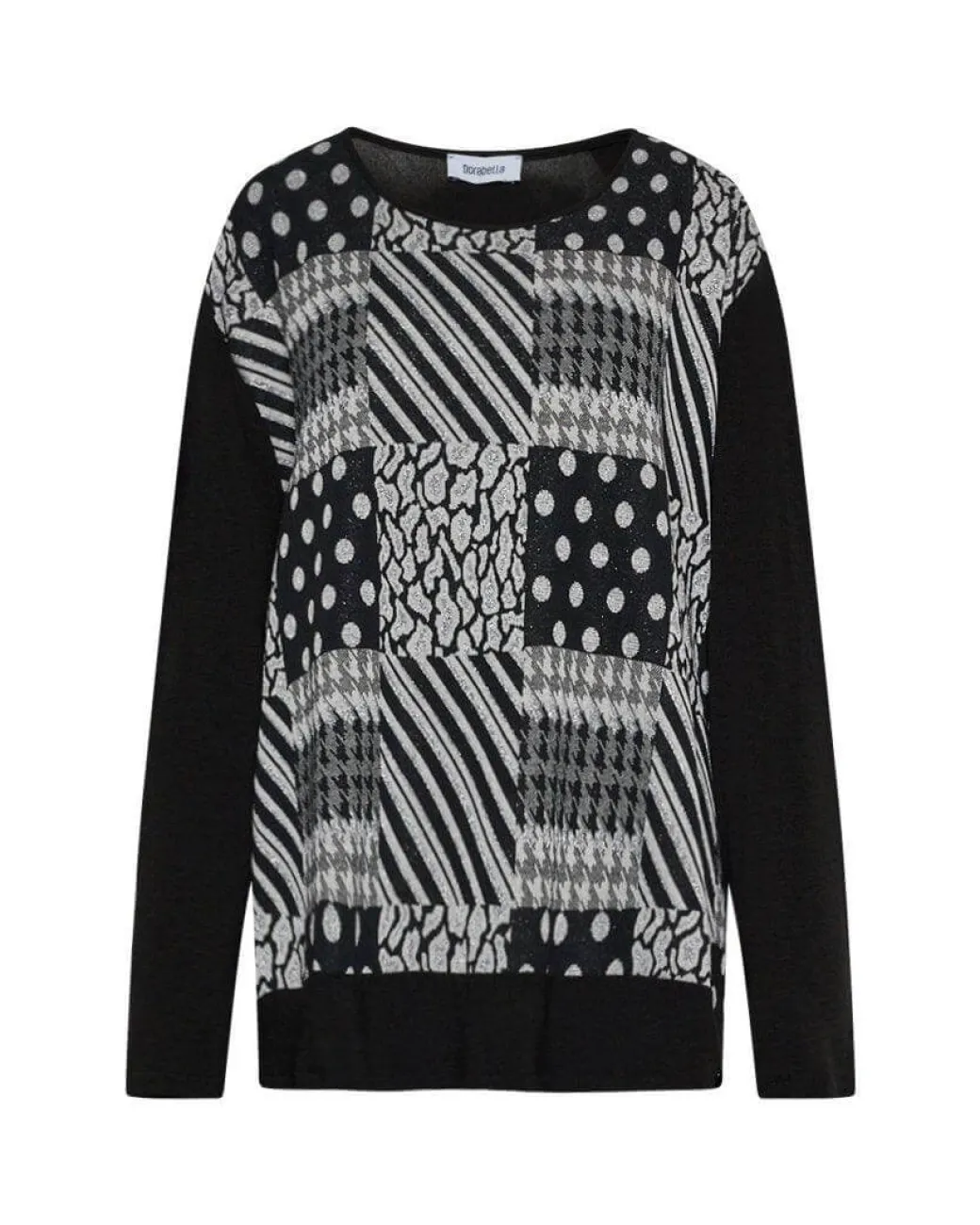 Maglia in fantasia NERO