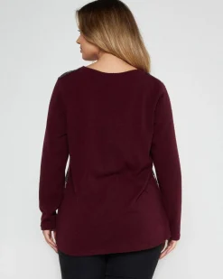 Maglia in fantasia pitonata BORDEAUX