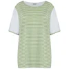 Maglia in fantasia righe PANNA-LIME