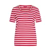 Maglia in viscosa righe RED