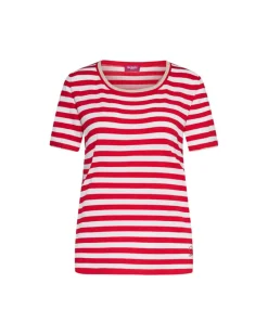 Maglia in viscosa righe RED