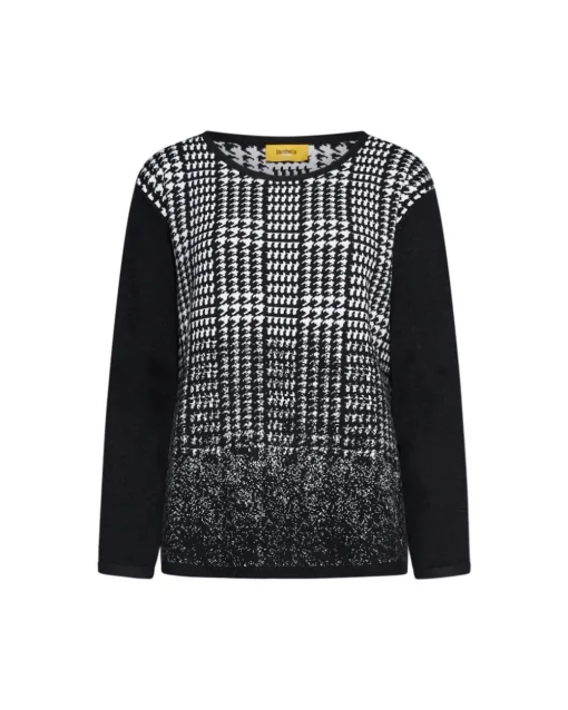 Maglia jacquard BLACK