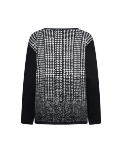 Maglia jacquard BLACK