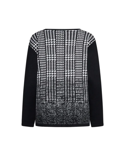 Maglia jacquard BLACK