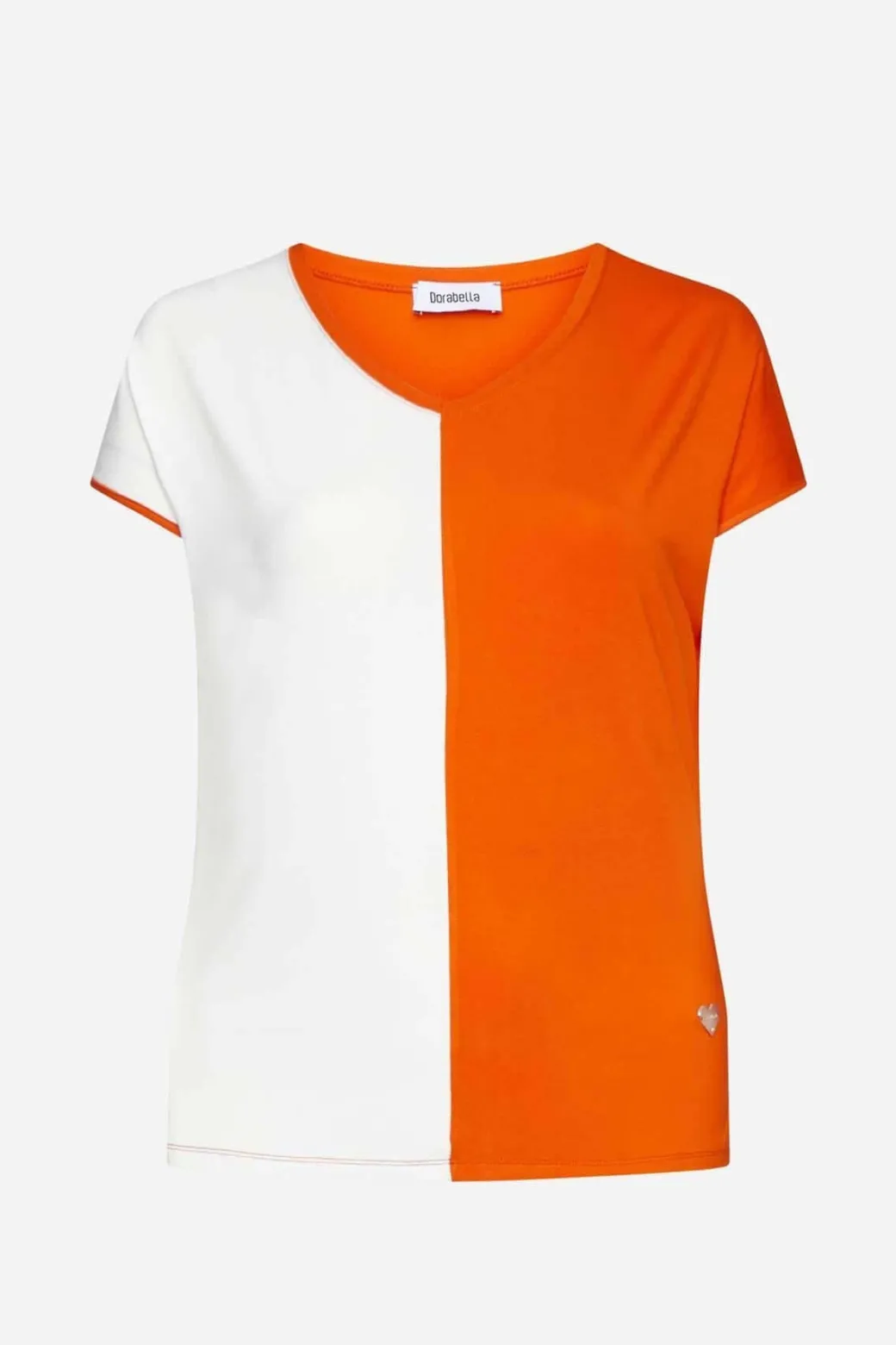 Maglia kimono bicolore ORANGE