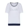 Maglia logo strass BIANCO