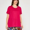 Maglia lurex FUXIA