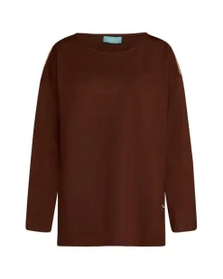 Maglia scollo barca CACAO