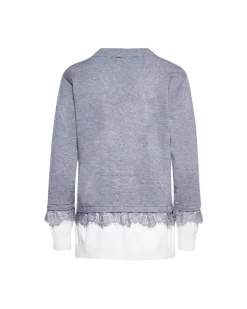 Maglia scollo "V" GRIGIO MEDIO